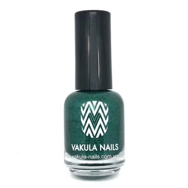 Polish for stamping - Green with shimmer