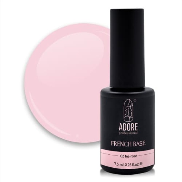 ADORE professional FRENCH BASE 8ml No02 - Tea-rose