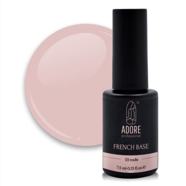 ADORE professional FRENCH BASE 8ml No03 - Nude