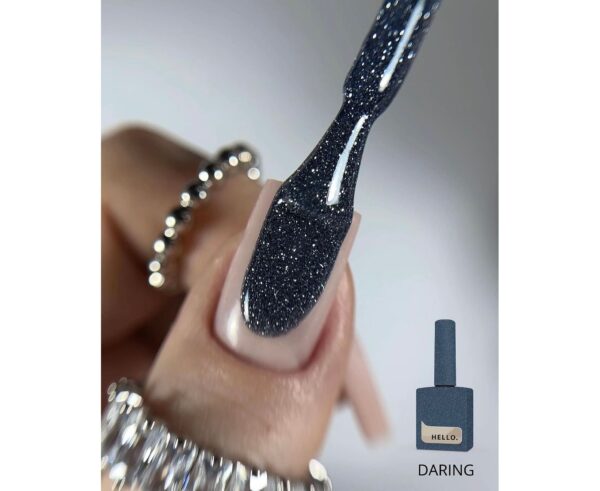 HELLO REFLECTIVE GEL POLISH, DARING, 15 ML