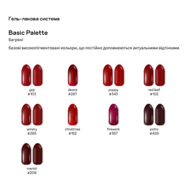 Gel polish - merlot #209