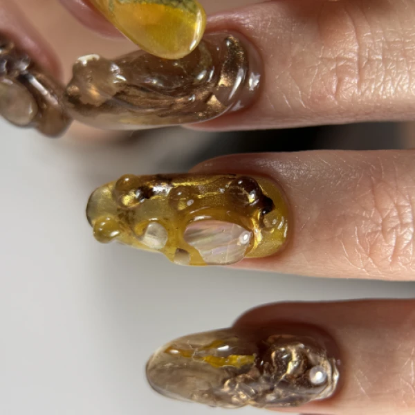 Gel polish cat's eye Metal Glass Mm-11