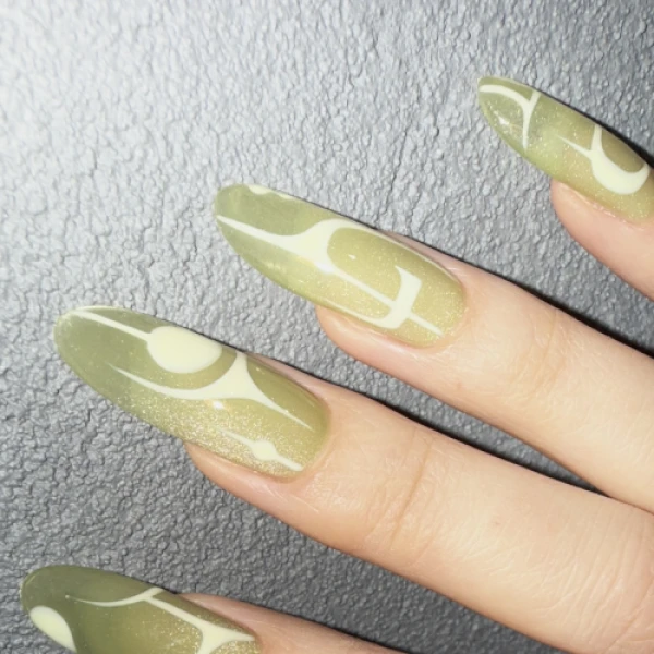 Gel polish cat's eye Metal Glass Mm-12