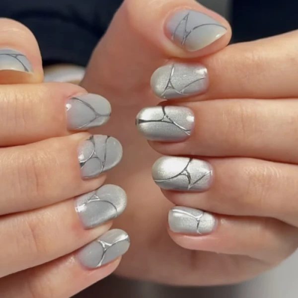 Gel polish cat's eye Metal Glass Mm-13